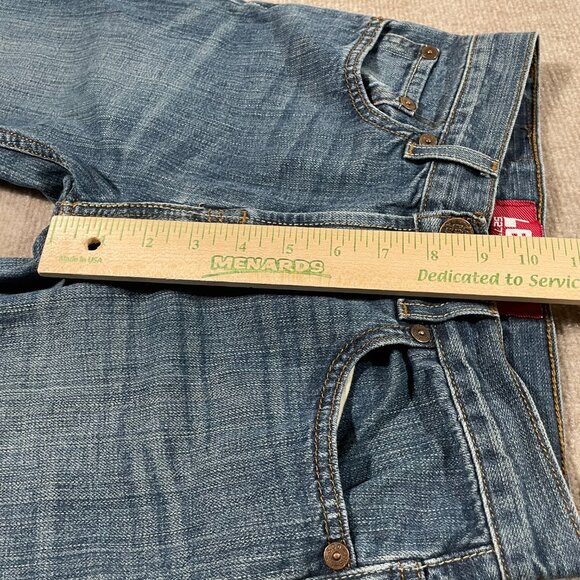 Levis 527 Boot Cut Denim Jeans Boys Size 12 Regular - Picture 13 of 16